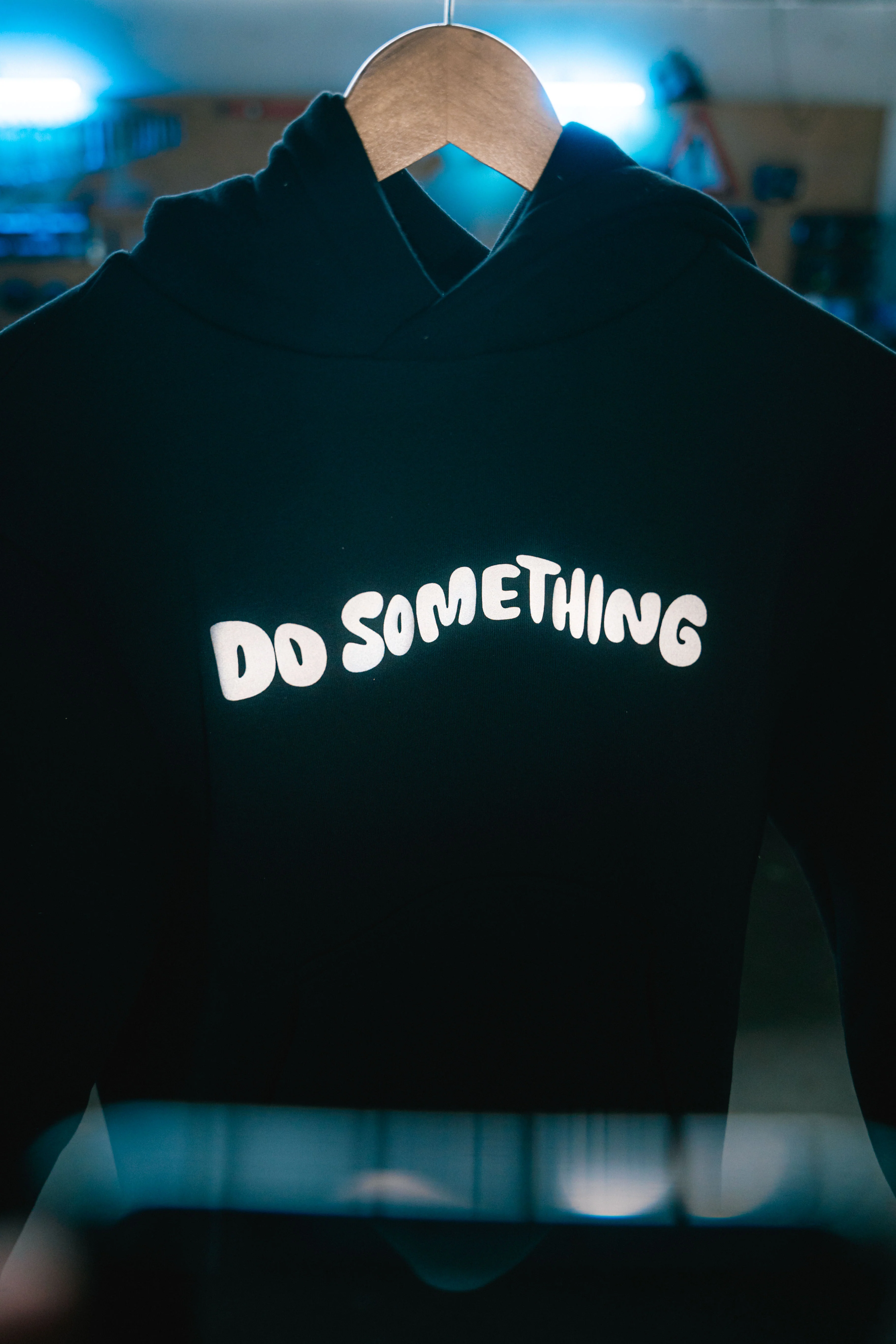 Reflektierender Do Something Hoodie - Kinder - Image 6