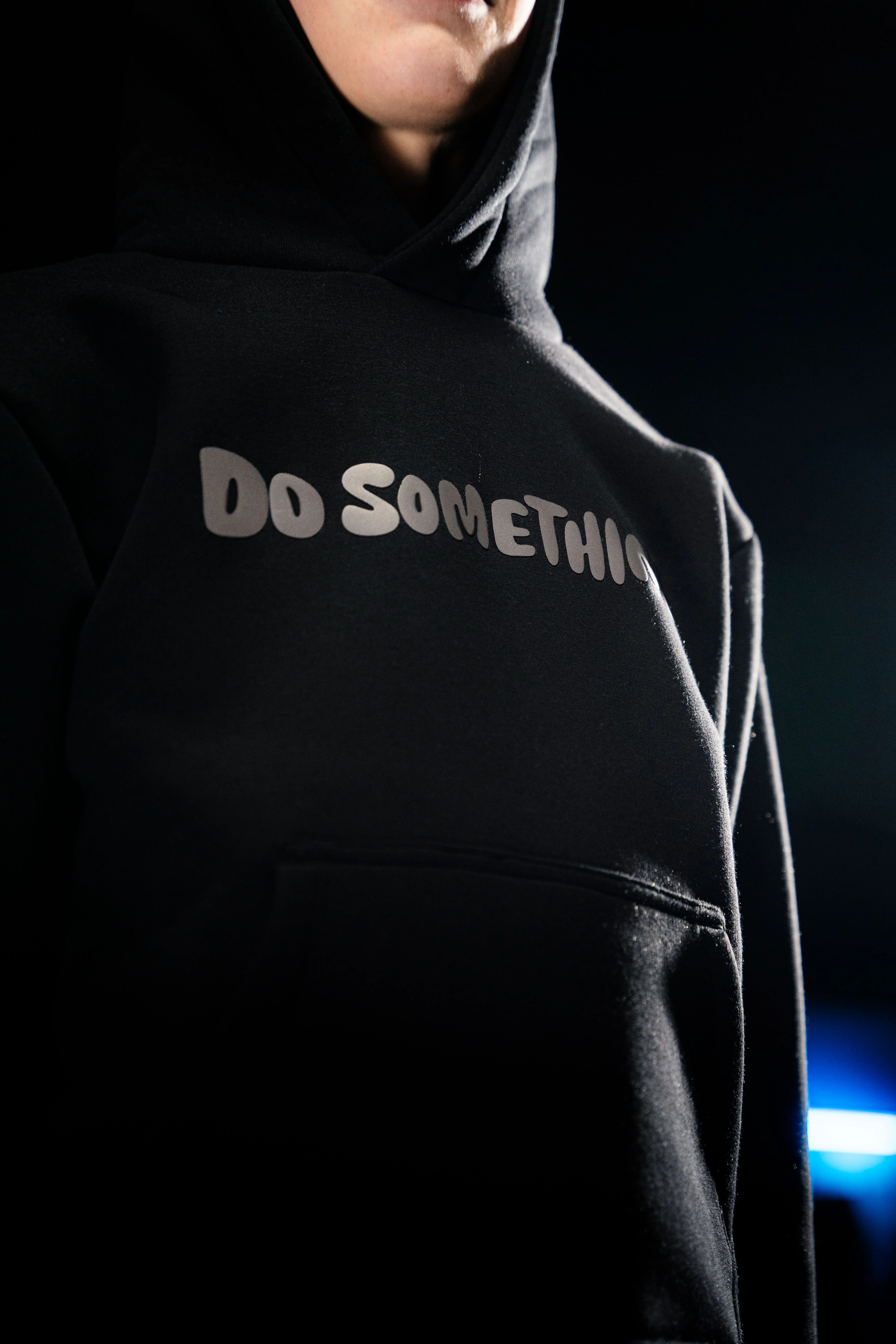 Reflektierender Do Something Hoodie - Kinder - Image 7