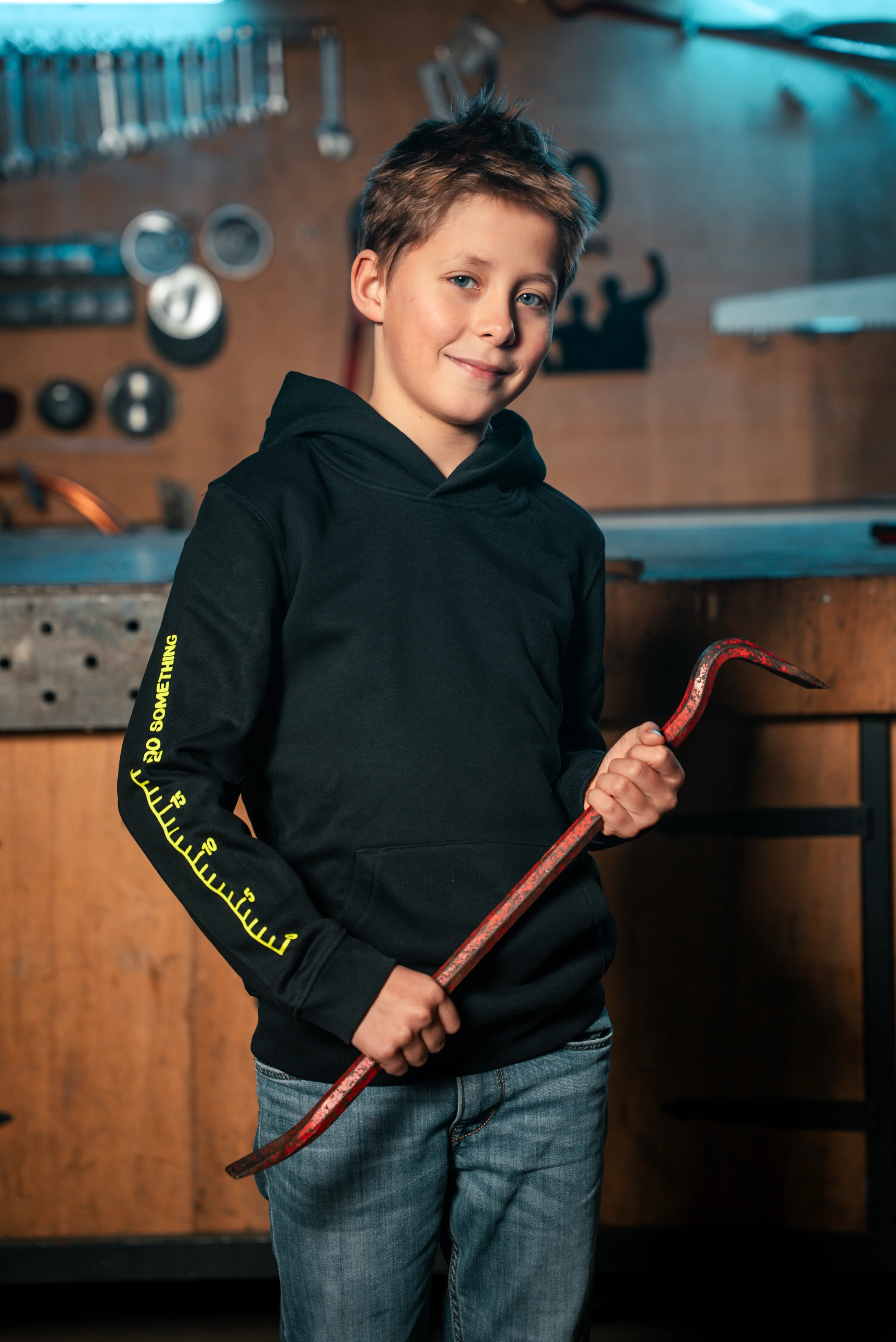 Werkzeug Hoodie – Neon Gelb - Image 3